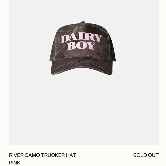 Dairy Boy Accessories - dairy boy trucker pink